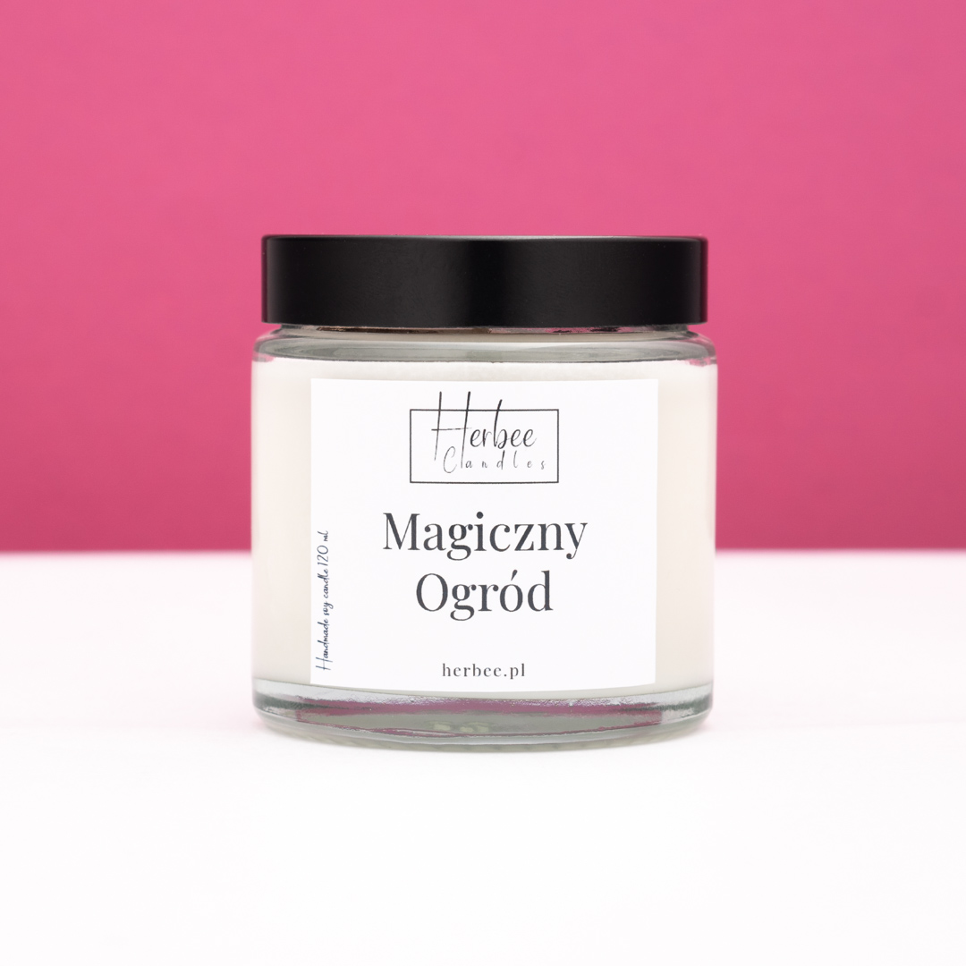 Świeca sojowa 120 ml - Magiczny ogród
